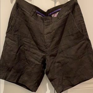 Men’s Etro linen shorts